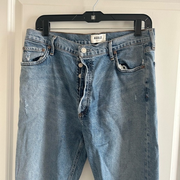 Agolde Nico High Rise Slim Jeans in Headlines - Picture 3 of 12